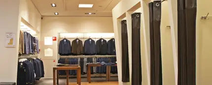 Los probadores de una tienda Los probadores de una tienda