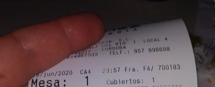 La cuenta de un bar que se ha vuelto viral La cuenta de un bar que se ha vuelto viral