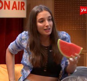 Sandra Delaporte en 'yu, no te pierdas nada' Sandra Delaporte en 'yu, no te pierdas nada'