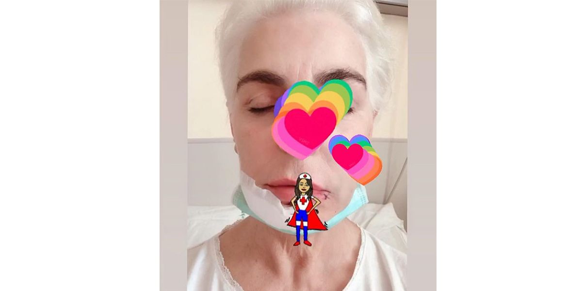 Antonia Dell'Atte sufre un grave accidente en la playa