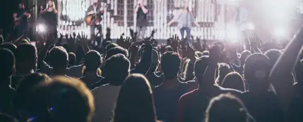 Público en un concierto Público en un concierto