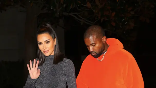 Kanye West y Kim Kardashian