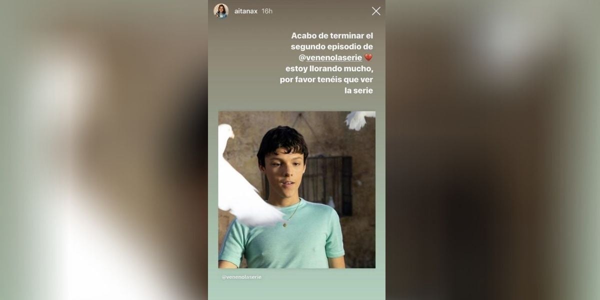 La publicación de Aitana en Instagram