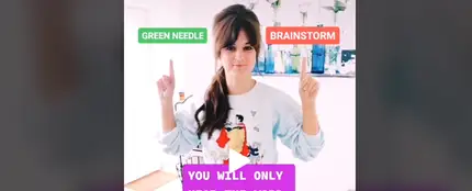 ¿Dice 'Green Needle' o 'Brainstorm'? ¿Dice 'Green Needle' o 'Brainstorm'?