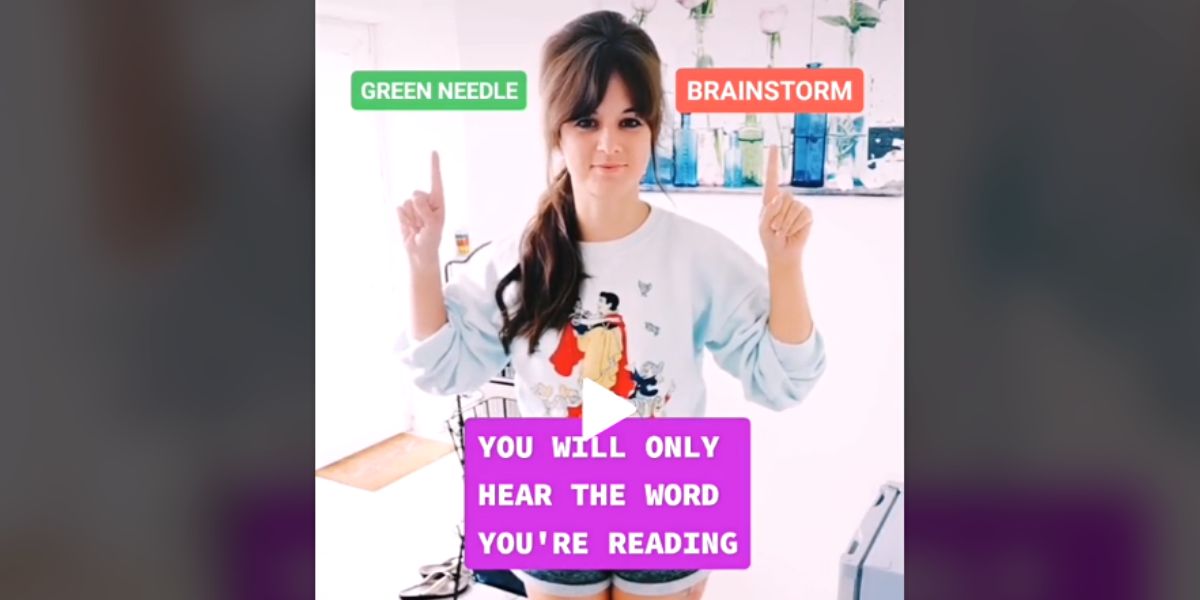¿Dice 'Green Needle' o 'Brainstorm'?