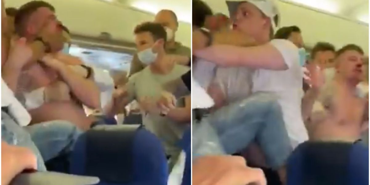 Brutal pelea dentro de un avión en pleno vuelo de Amsterdam a Ibiza por el uso de la mascarilla