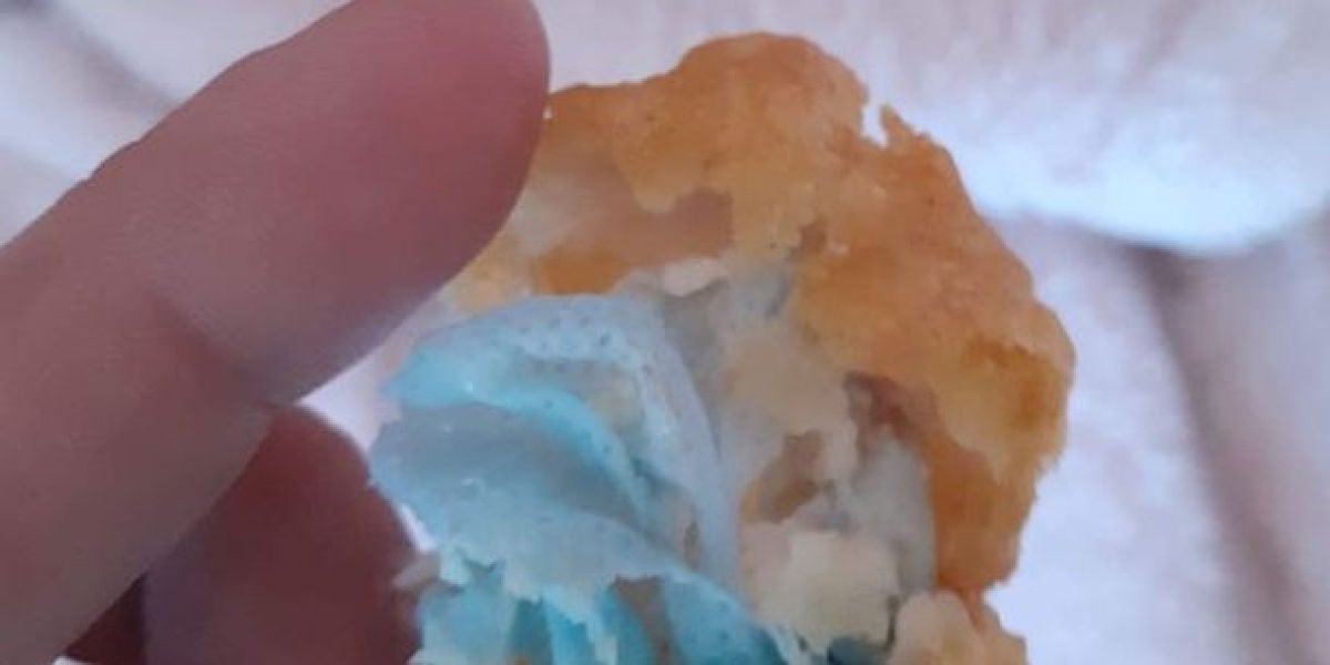 La mascarilla dentro del nugget