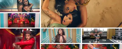 Cardi B y Megan Thee Stallion en 'WAP' Cardi B y Megan Thee Stallion en 'WAP'