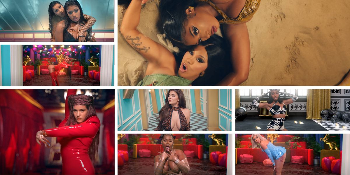 Cardi B y Megan Thee Stallion en 'WAP'