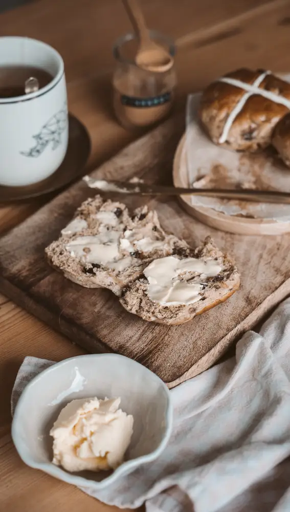 Pan con mantequilla Pan con mantequilla