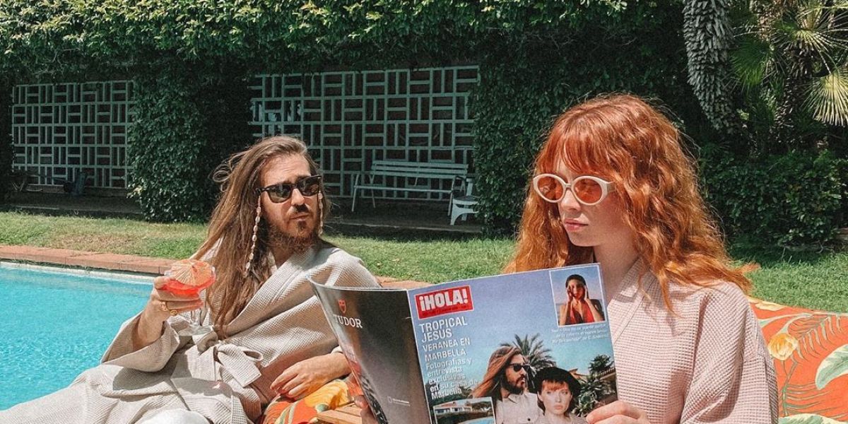 Carlos Sadness y Claire Romain en el vídeo de 'Me Desamaste'