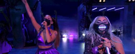 Lady Gaga y Ariana Grande en los MTV VMAs 2020