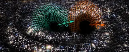 La fusion de dos agujeros negros en otro supermasivo desconcierta a la comunidad astrofisica La fusion de dos agujeros negros en otro supermasivo desconcierta a la comunidad astrofisica