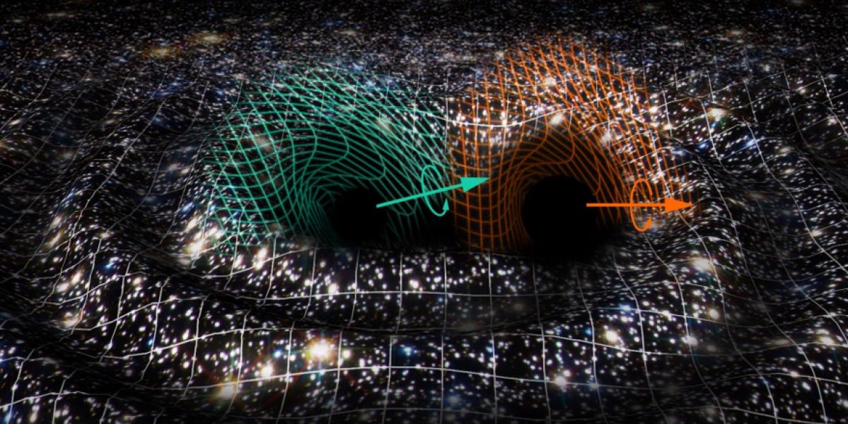 La fusion de dos agujeros negros en otro supermasivo desconcierta a la comunidad astrofisica