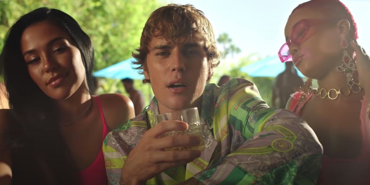 Justin Bieber en el vídeo de POPSTAR