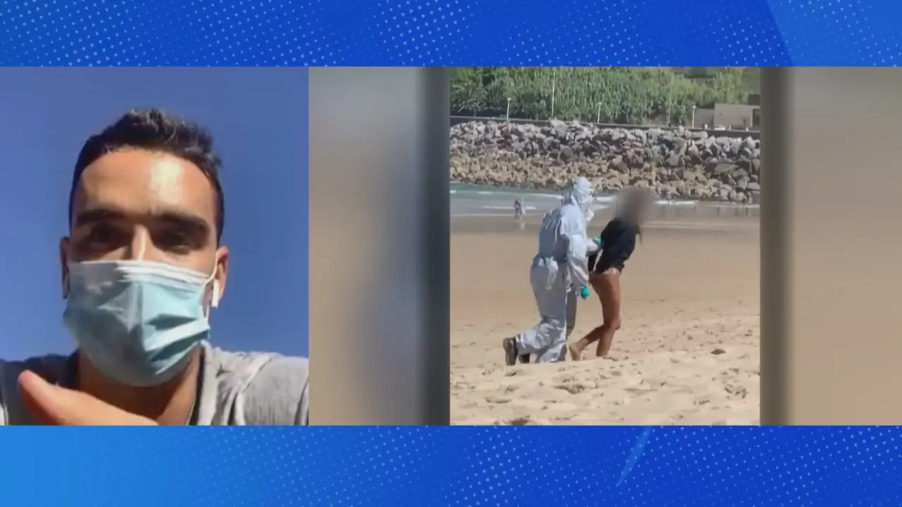 La surfista detenida por saltarse el confinamiento amenaza al joven que la grabó: "Puto feo, te vas a enterar" La surfista detenida por saltarse el confinamiento amenaza al joven que la grabó: "Puto feo, te vas a enterar"