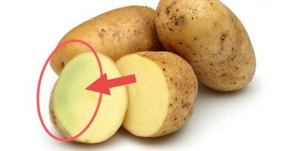 La parte verde de la patata es tóxica, no te la comas