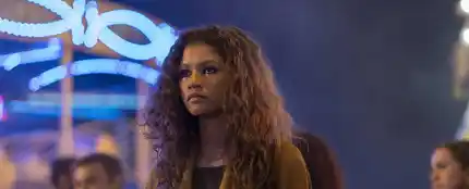 Zendaya interpretando a Rue Bennet en Euphoria Zendaya interpretando a Rue Bennet en Euphoria