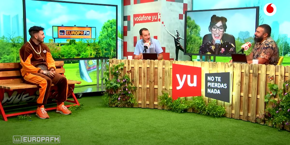 Omar Montes visita el plató de 'yu, no te pierdas nada'
