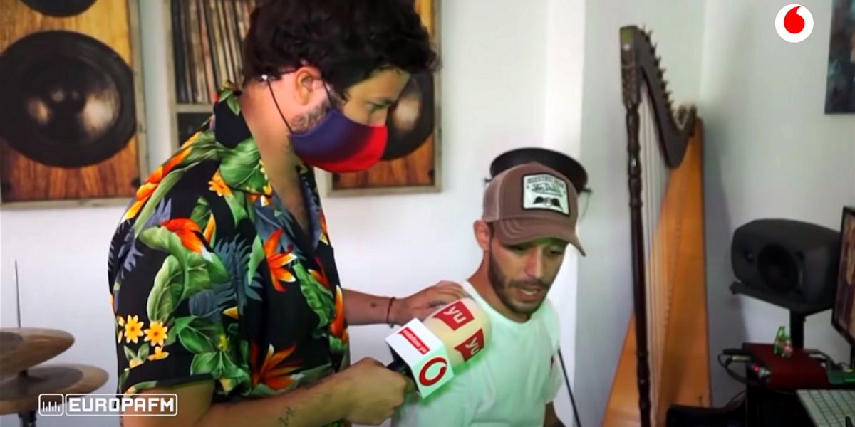 Victor Elías 'Guille' junto a Willy Bárcenas en 'yu, no te pierdas nada'