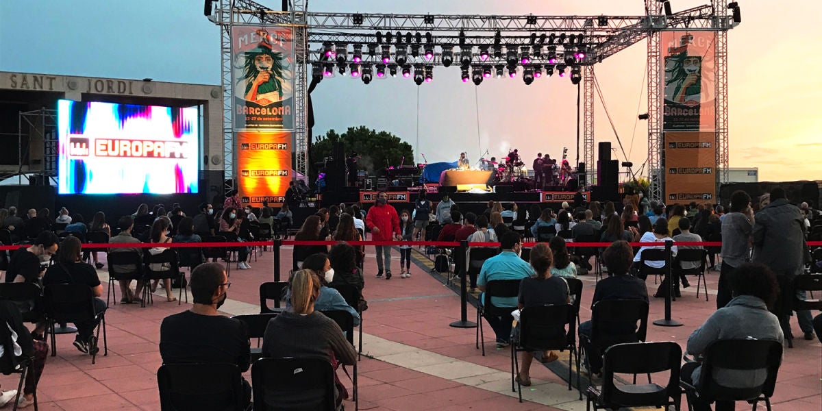 Escenario Europa FM en La Mercè 2020