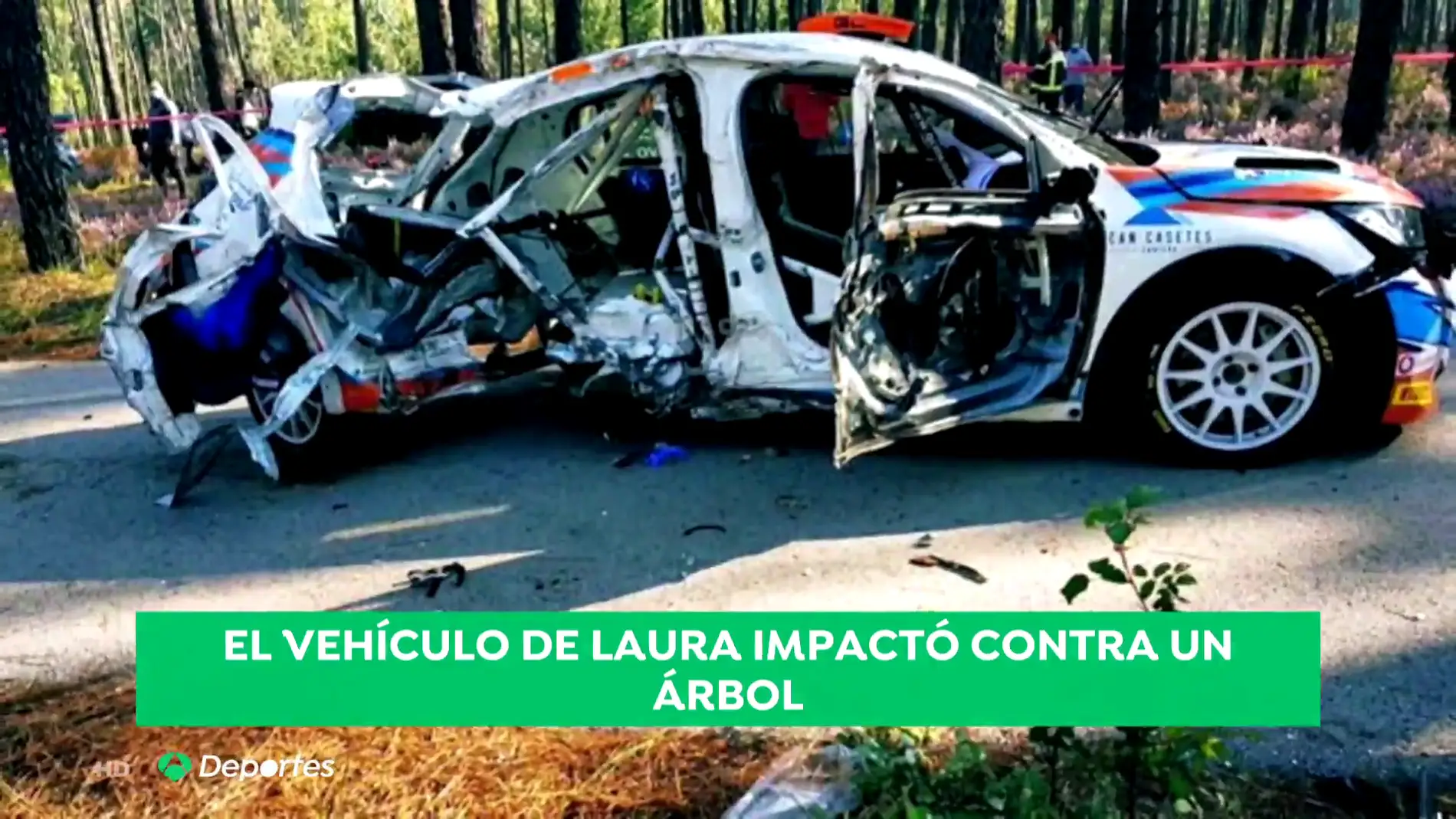 Deportes Antena 3 (11-10-20) Muere Laura Salvo, copiloto española de 21 años, en un accidente en un Rally de Portugal