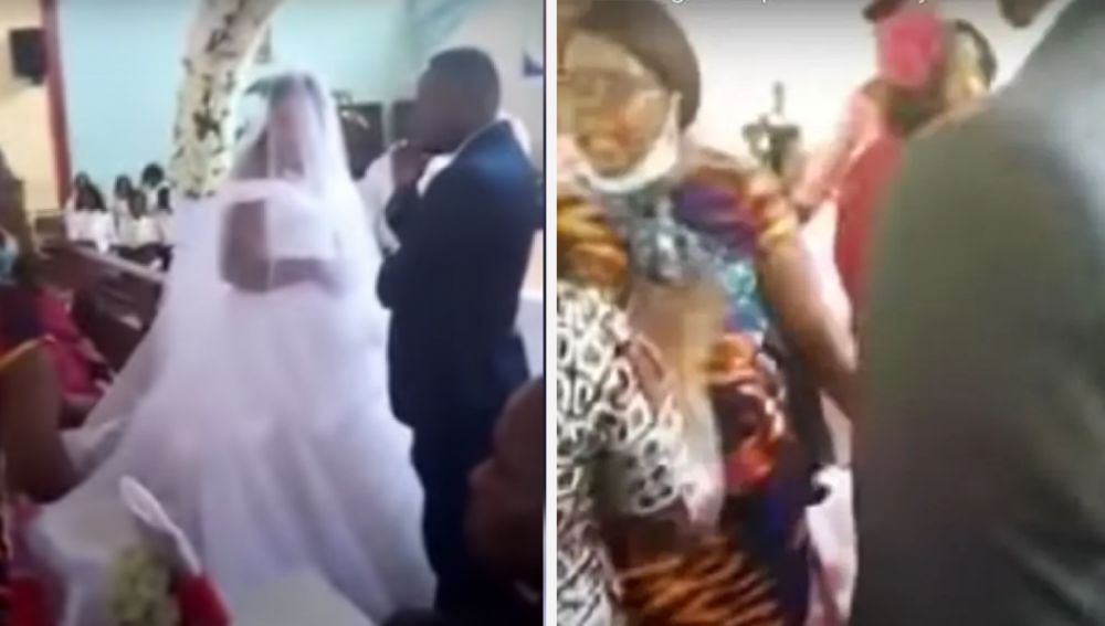 Irrumpe una boda porque su marido se está casando con otra mujer