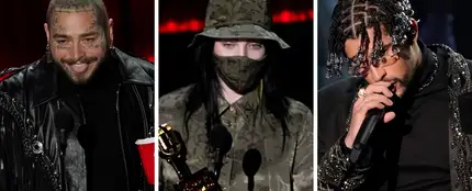 Post Malone, Billie Eilish y Bad Bunny en los BBMAs 2020 Post Malone, Billie Eilish y Bad Bunny en los BBMAs 2020