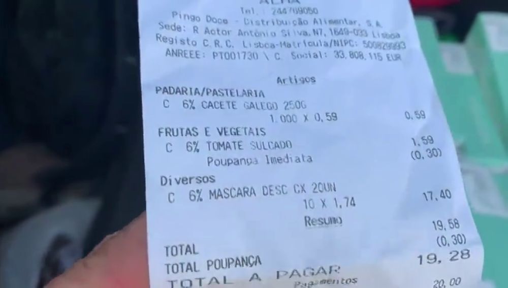 La denuncia viral de un español tras comprar 200 mascarillas por tan solo 17 euros en Portugal: "En España son casi 200 euros"