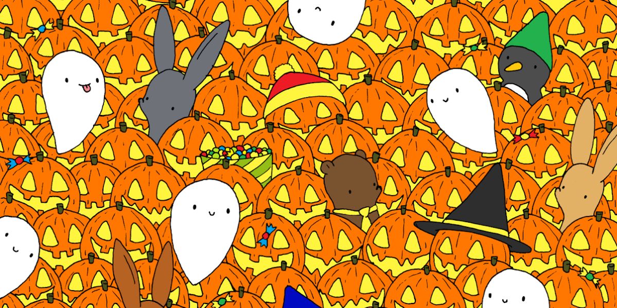 Reto visual: ¿Eres capaz de encontrar la estrella entre las calabazas de Halloween?
