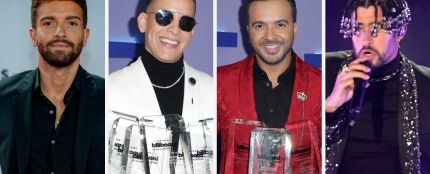 Pablo Alborán, Daddy Yankee, Luis Fonsi y Bad Bunny en los Latin Billboard 2020