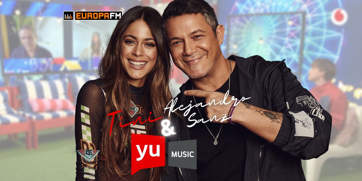Alejandro Sanz y Tini en 'yu Music'