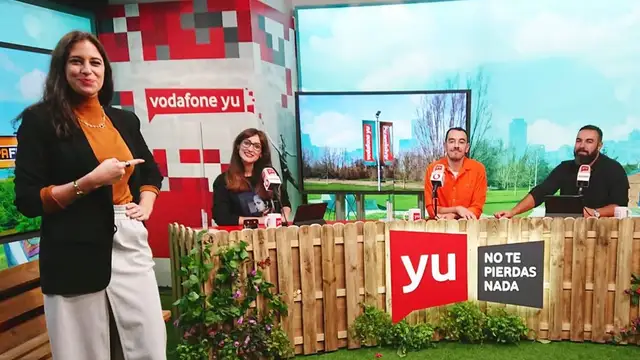 María Peláe visita el plató de 'yu, no te pierdas nada'