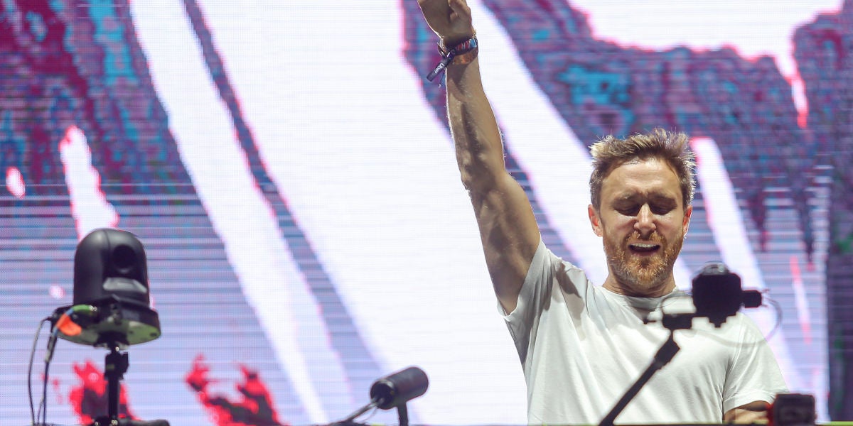 David Guetta durante el festival Ultra de Croacia
