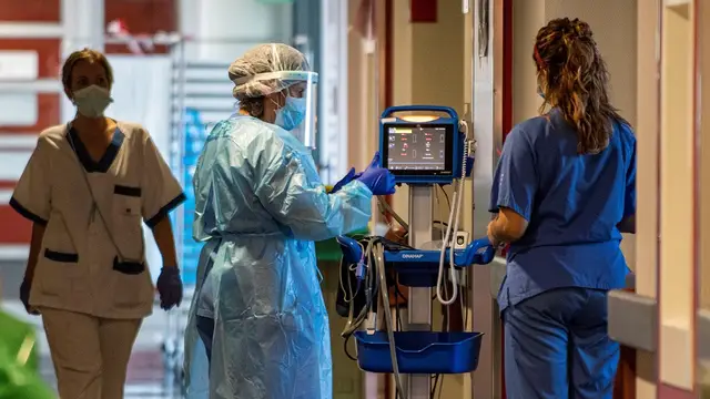 Planta reservada para enfermos covid en el hospital Son Espases de Palma de Mallorca
