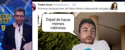 Pablo Motos se ríe de los memes de su vídeo en el hospital