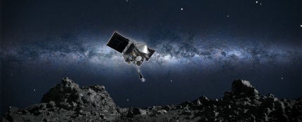 La NASA recoge por primera vez muestras de un asteroide