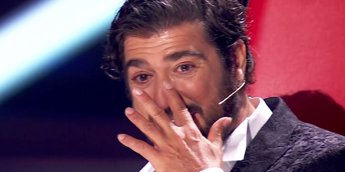 Antonio Orozco, en un mar de lágrimas con mensaje sorpresa de su hijo Jan 'La Voz'