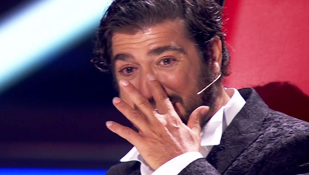 Antonio Orozco, en un mar de lágrimas con mensaje sorpresa de su hijo Jan 'La Voz'