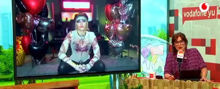 Miley Cyrus en 'yu No te pierdas nada' Miley Cyrus en 'yu No te pierdas nada'