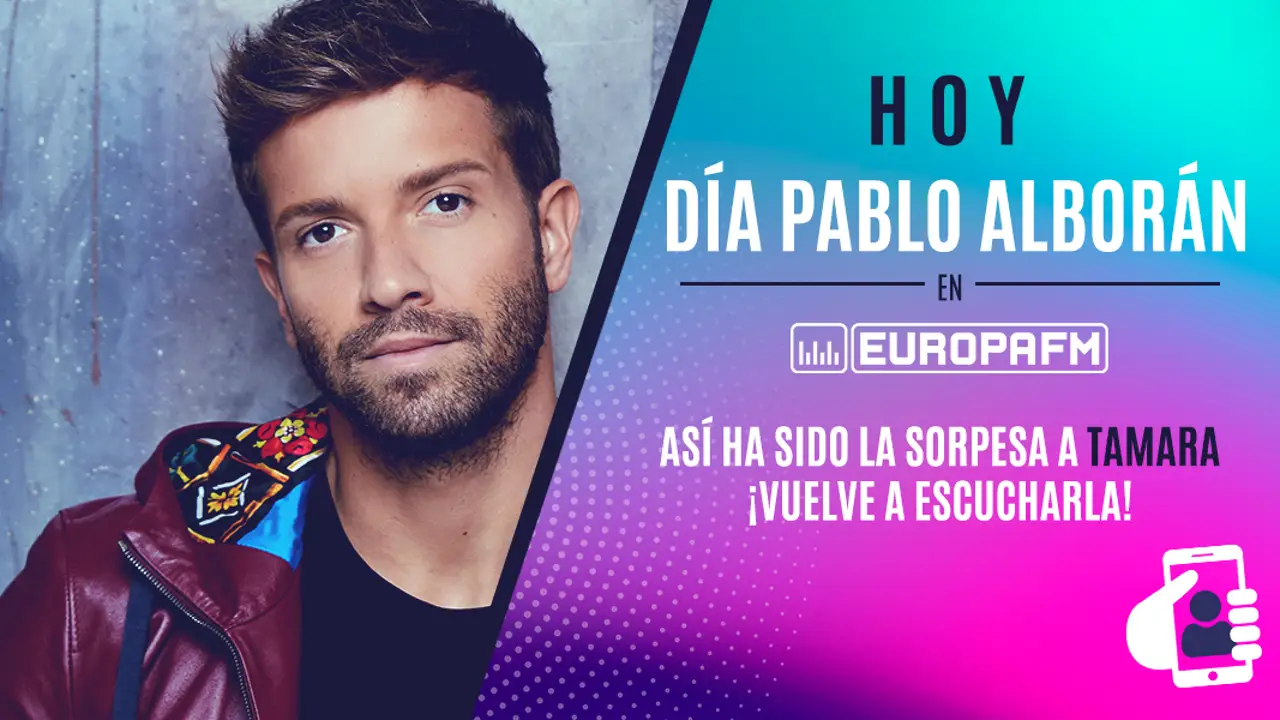 Pablo Alborán sorprende a Tamara en Europa FM Pablo Alborán sorprende a Tamara en Europa FM