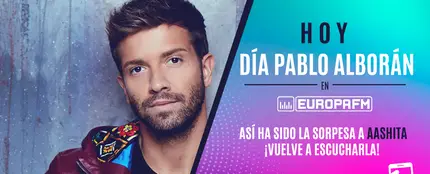 Pablo Alborán llama a Aashita en Europa FM Pablo Alborán llama a Aashita en Europa FM