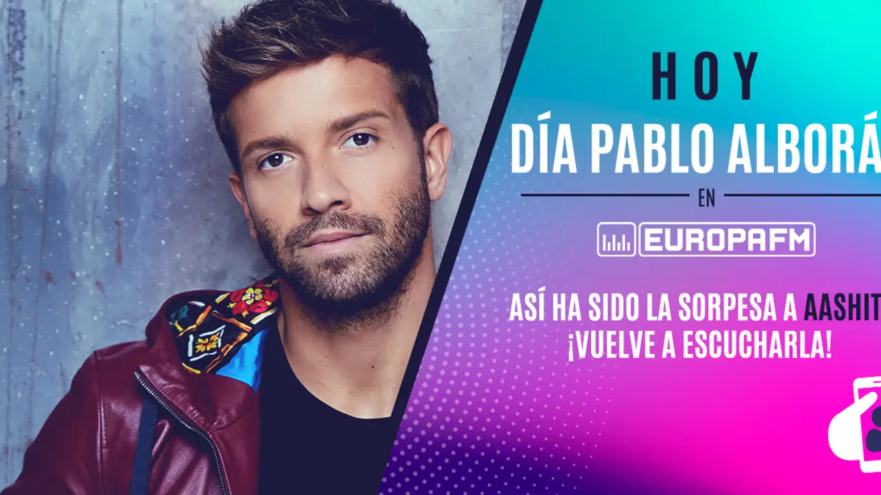 Pablo Alborán llama a Aashita en Europa FM Pablo Alborán llama a Aashita en Europa FM
