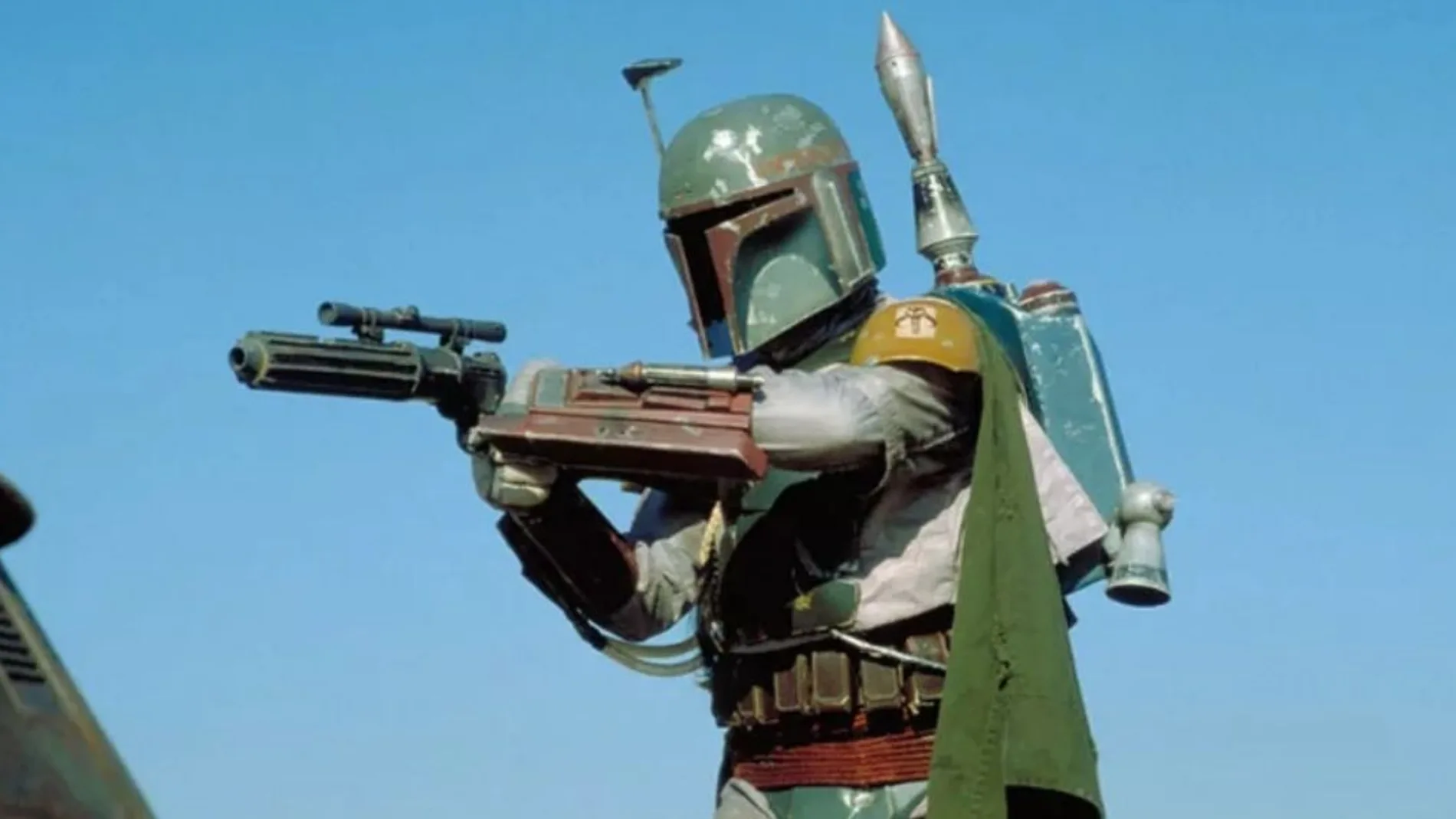 Jeremy Bulloch en su papel de Boba Fett en Star Wars Jeremy Bulloch en su papel de Boba Fett en Star Wars