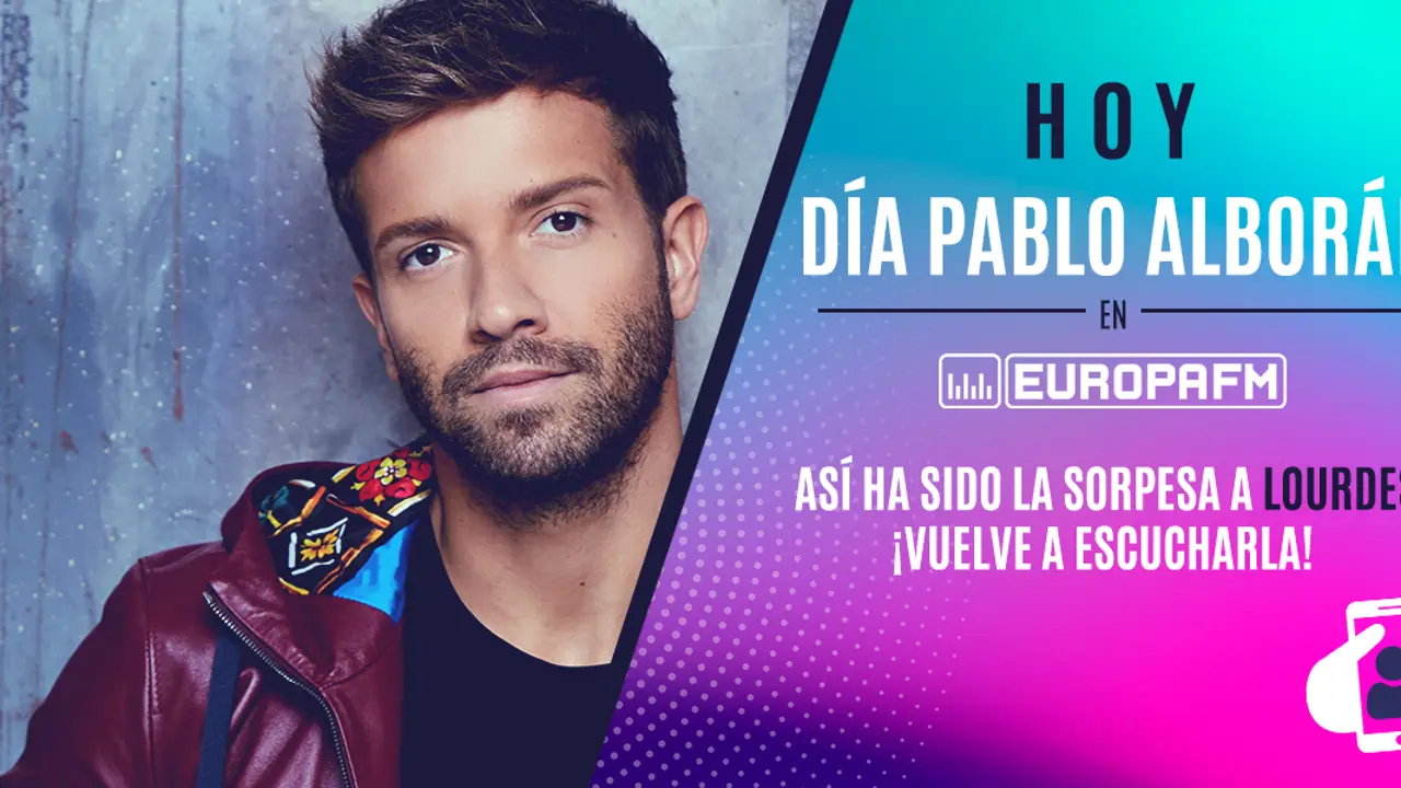 Pablo Alborán le canta 'Prometo' a Lourdes en Europa FM Pablo Alborán le canta 'Prometo' a Lourdes en Europa FM