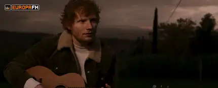 Ed Sheeran en el vídeo de 'Afterglow' Ed Sheeran en el vídeo de 'Afterglow'