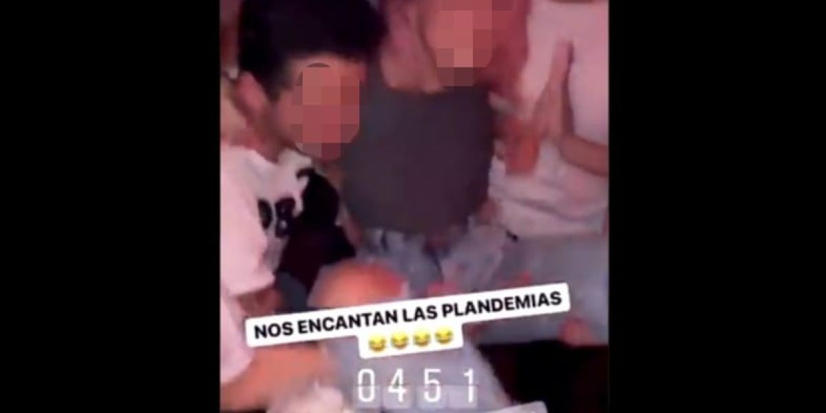 La fiesta ilegal de Zayra Gutiérrez