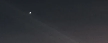 Así captó la conjunción Rubén Domenech. Así captó la conjunción Rubén Domenech.