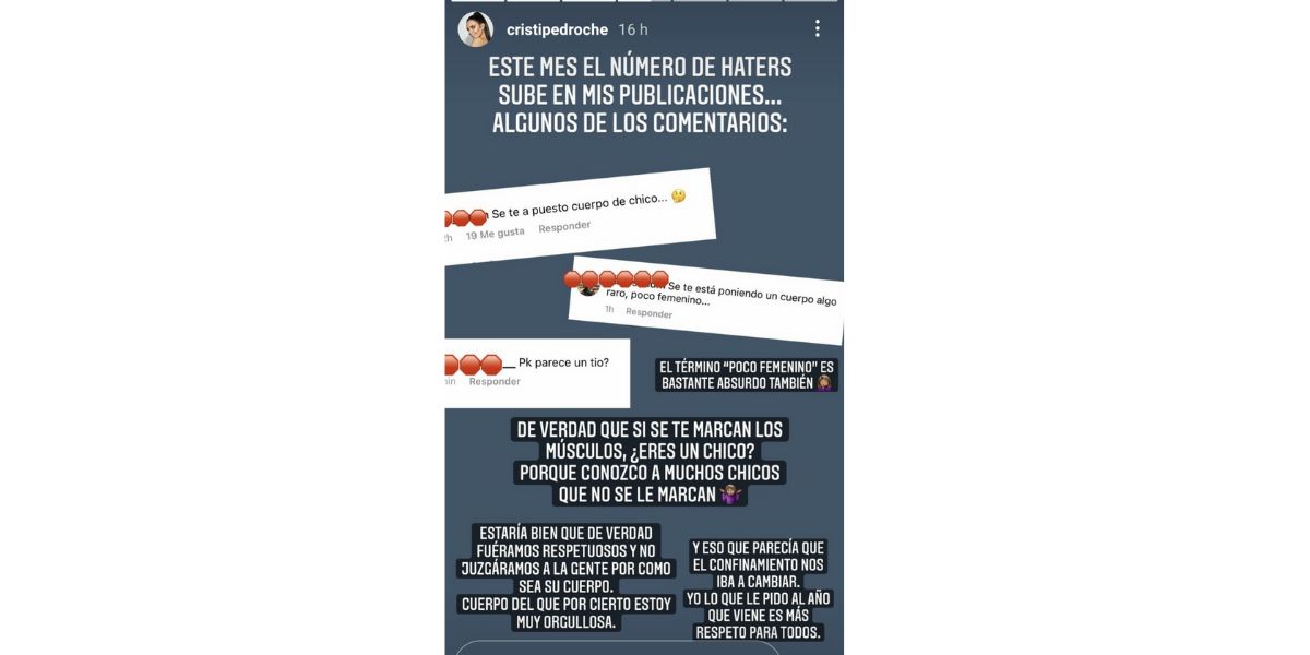 Cristina Pedroche responde a sus 'haters'
