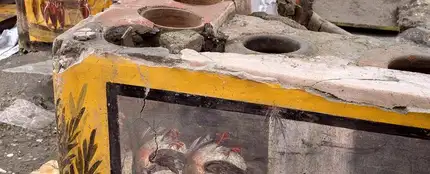Termopolio encontrado en la ciudad romana de Pompeya Termopolio encontrado en la ciudad romana de Pompeya